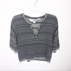 Vintage Ungaro Paris v-neck striped top